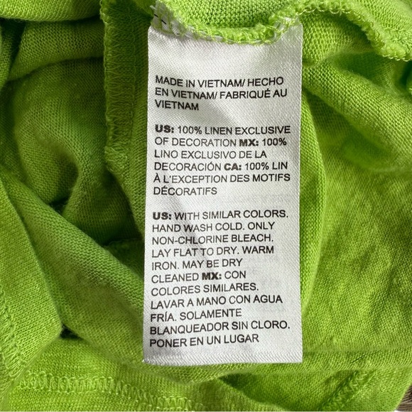 CHICO’S M Runs Large Loose Fit V-Neck Short Sleeve Light Knit Top Chico Size 1 - Picture 13 of 14